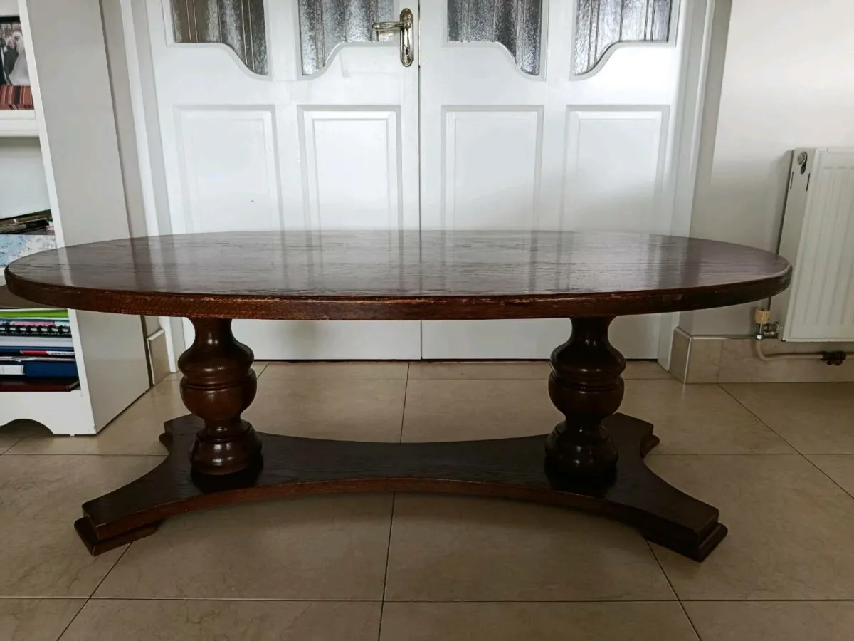 Solid Oak coffee table - Image 1