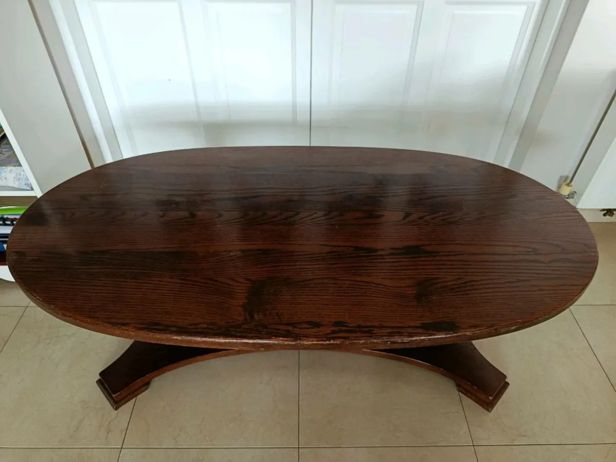 Solid Oak coffee table - Image 2