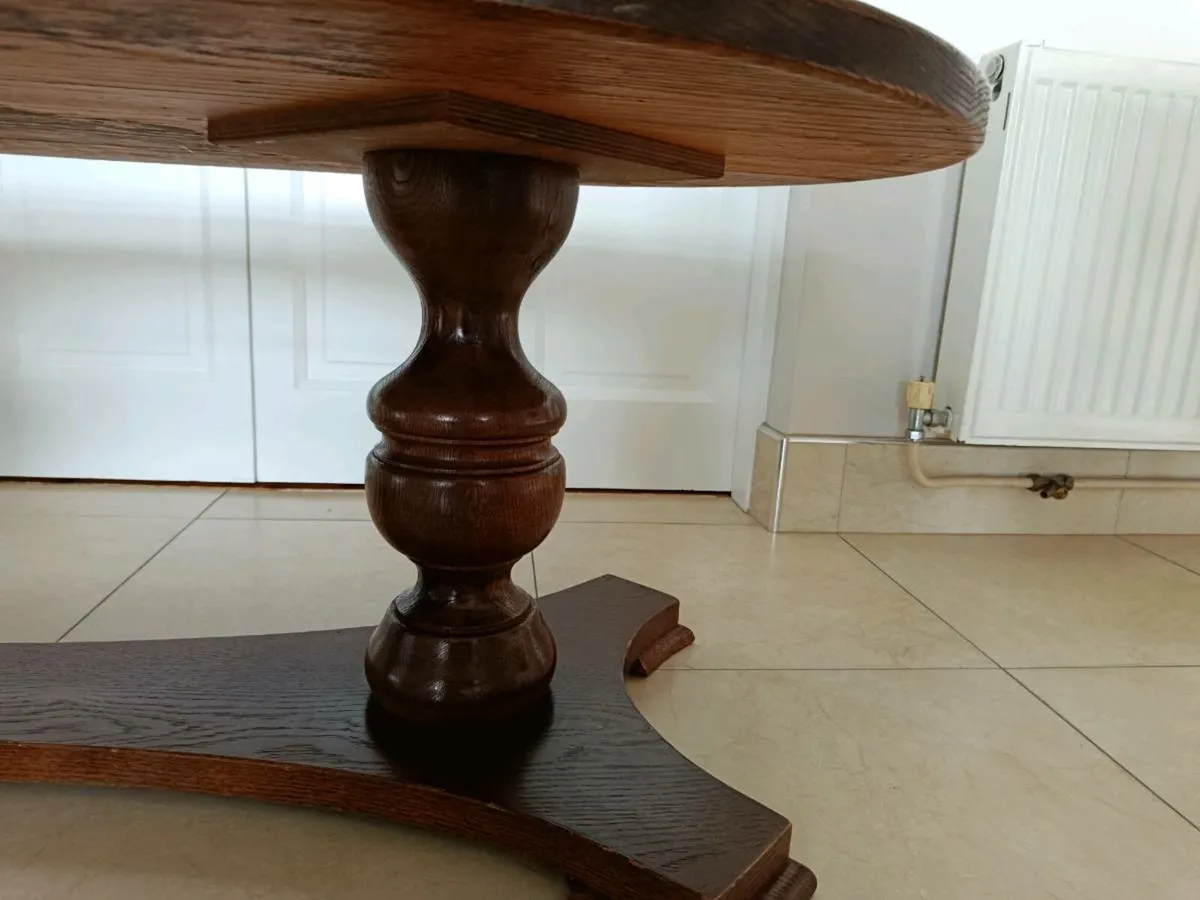 Solid Oak coffee table - Image 4
