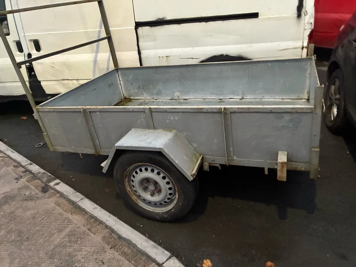 7x4  steel trailer - Image 1
