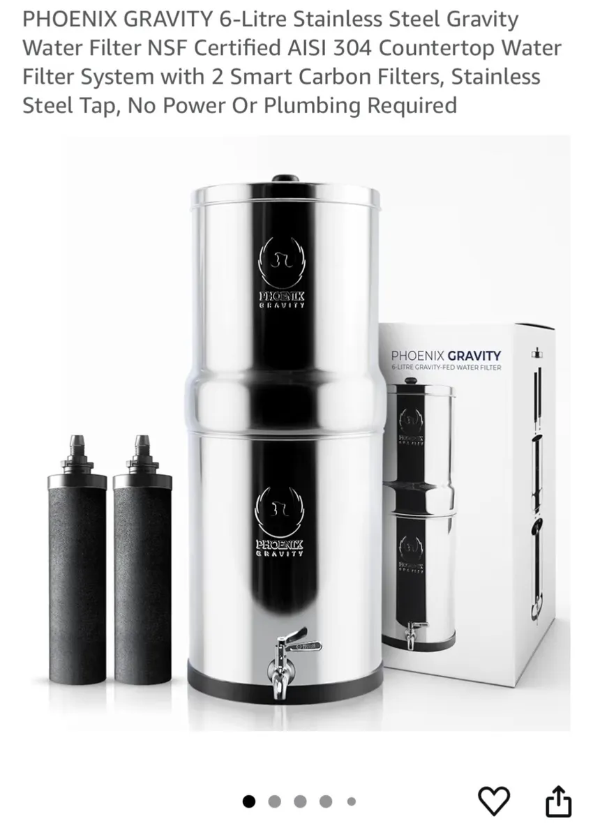 PHOENIX GRAVITY 6-Litre Water Filter - Image 2