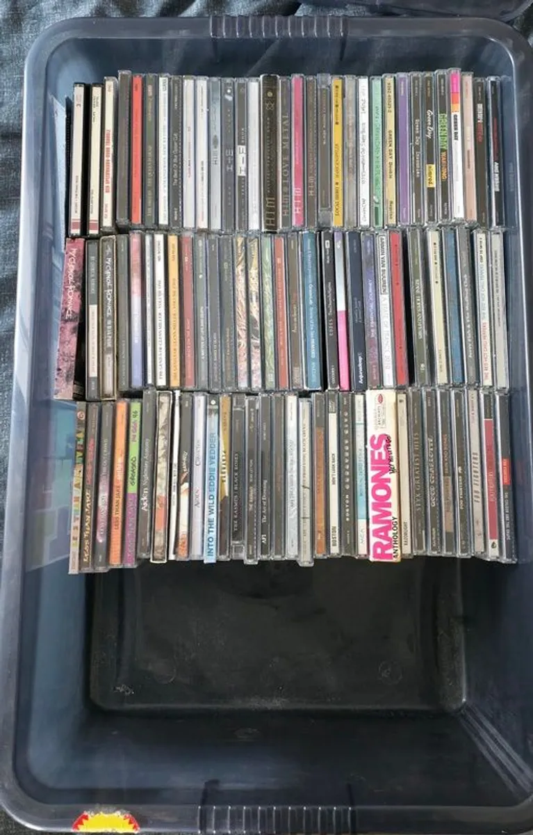 Box of Cd's