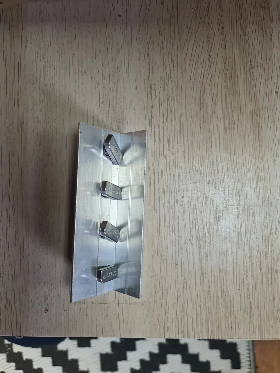 Aluminium Mounting Brackets with Bolts & Nuts - Image 1