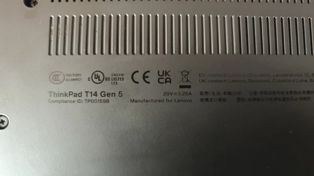 ThinkPad T14 Generation 5 AI Ready ---- READ AD - Image 2