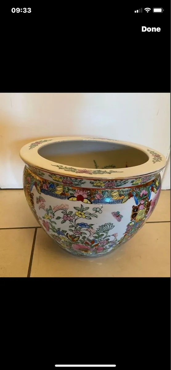 Vintage Large Chinese Planter - Image 1
