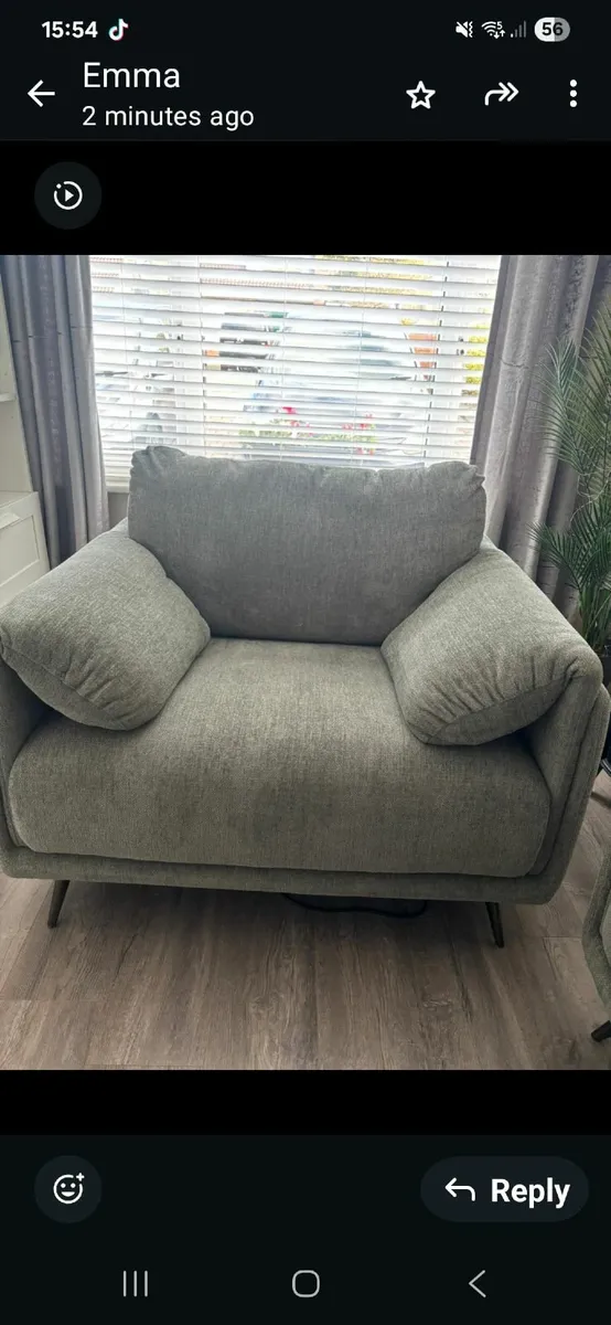 3 seater sofa and Armchair - Image 2