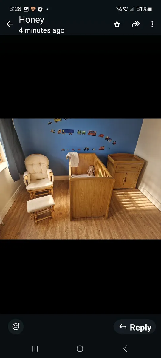 Oak kub cotbed - Image 3
