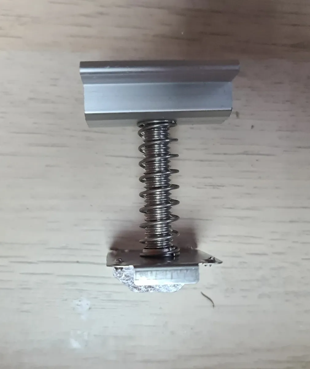 Aluminium Spring-Loaded Solar Panel Mid Clamps - Image 3