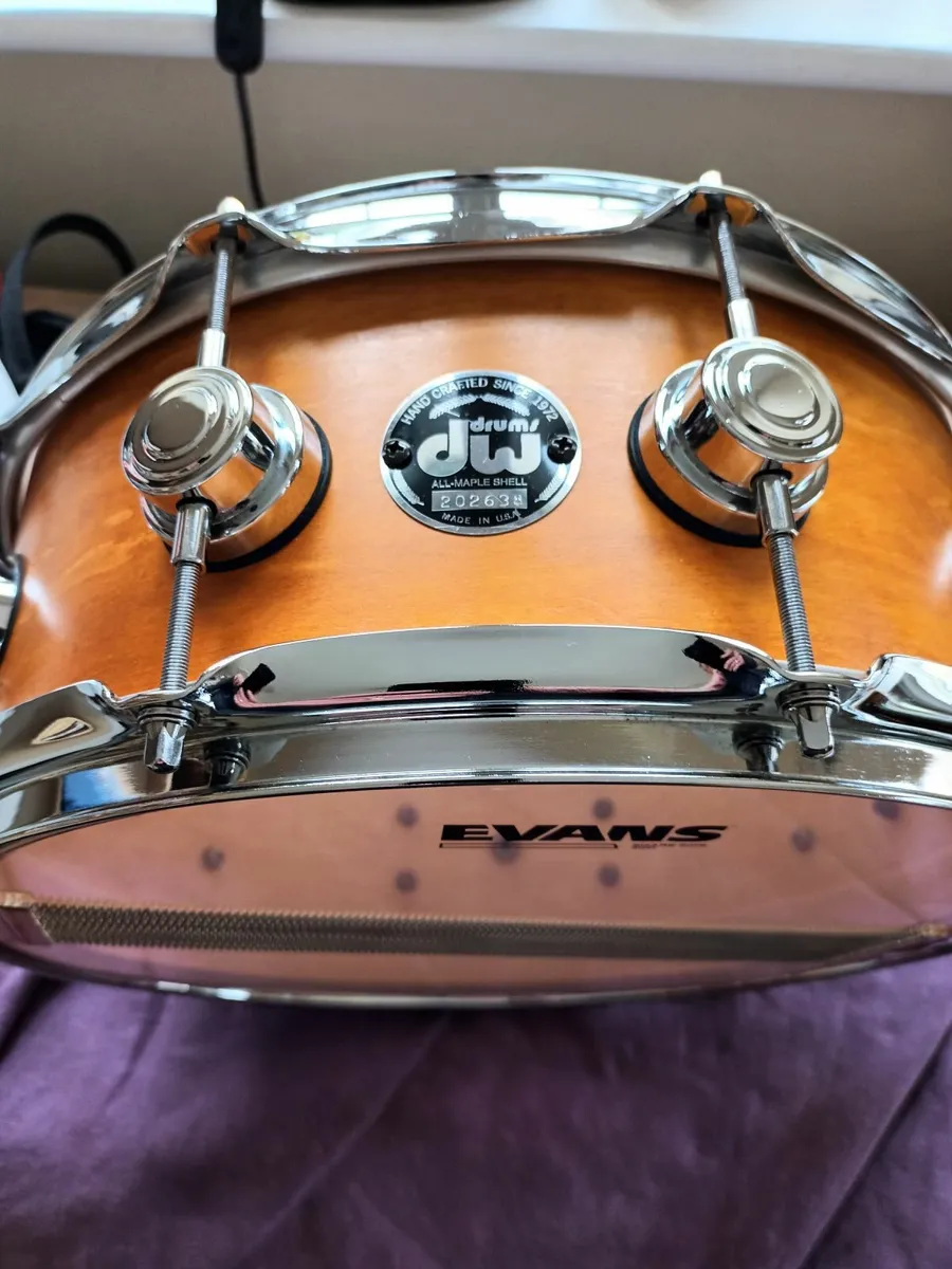 DW  Maple snare drum. - Image 2