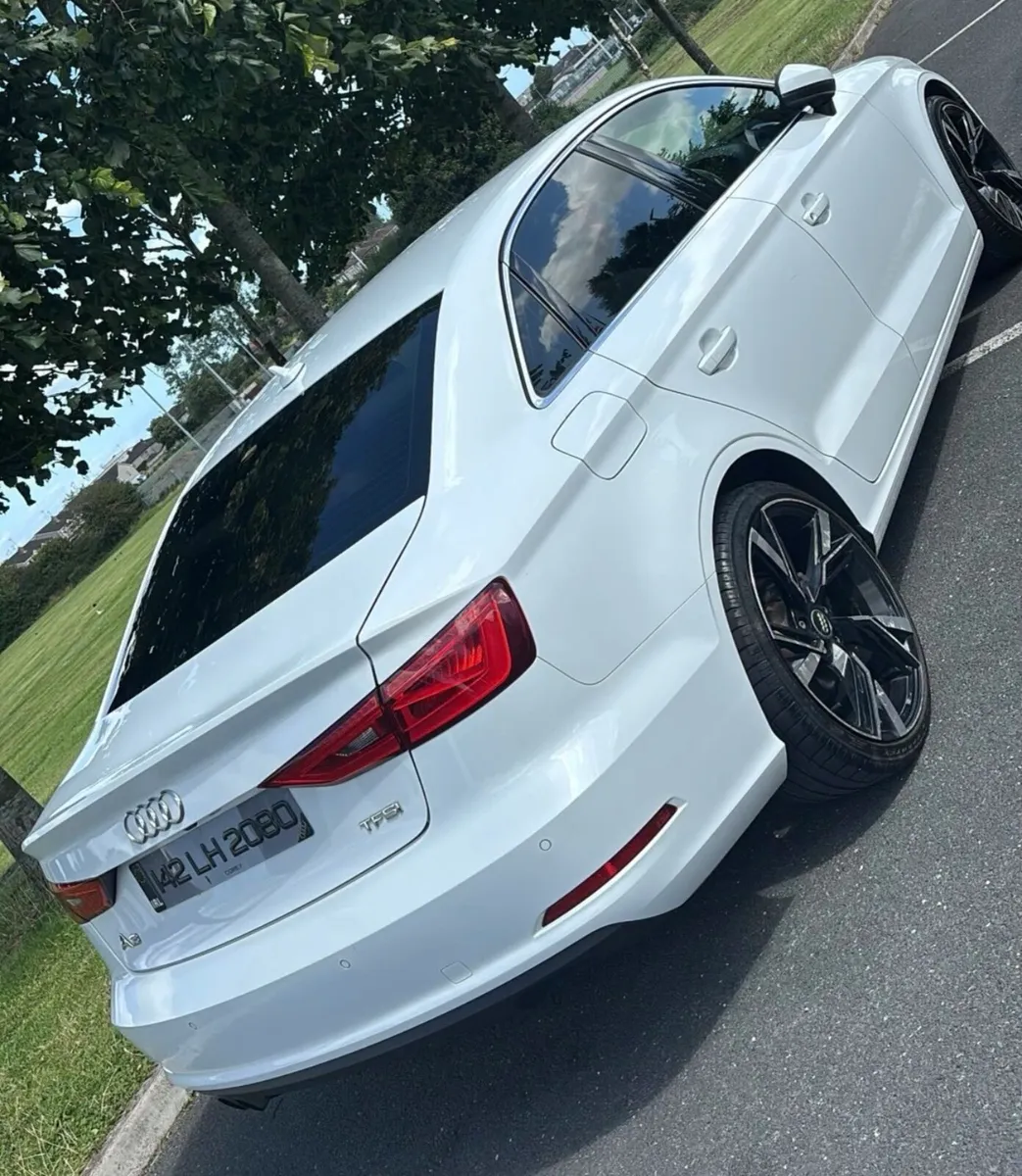 White Audi A3 Saloon - Image 2