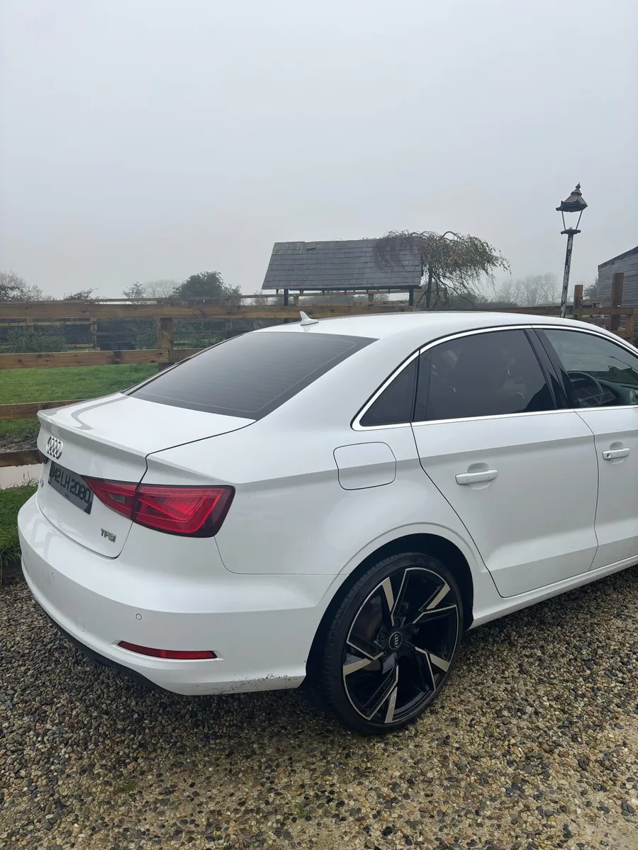 White Audi A3 Saloon - Image 3