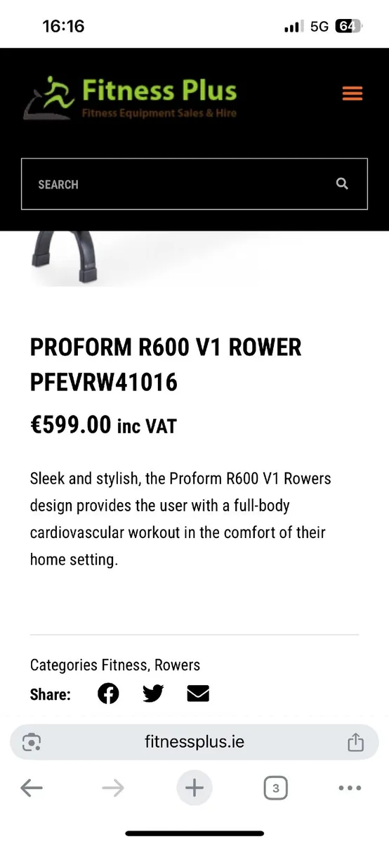 Proform Rowing Machine - Image 2