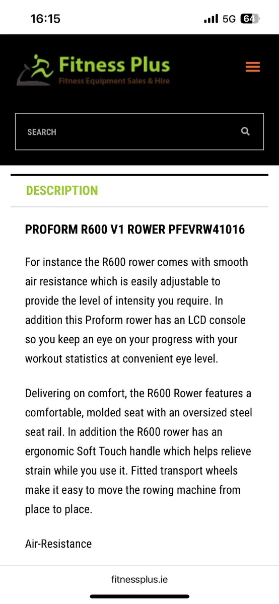 Proform Rowing Machine - Image 3