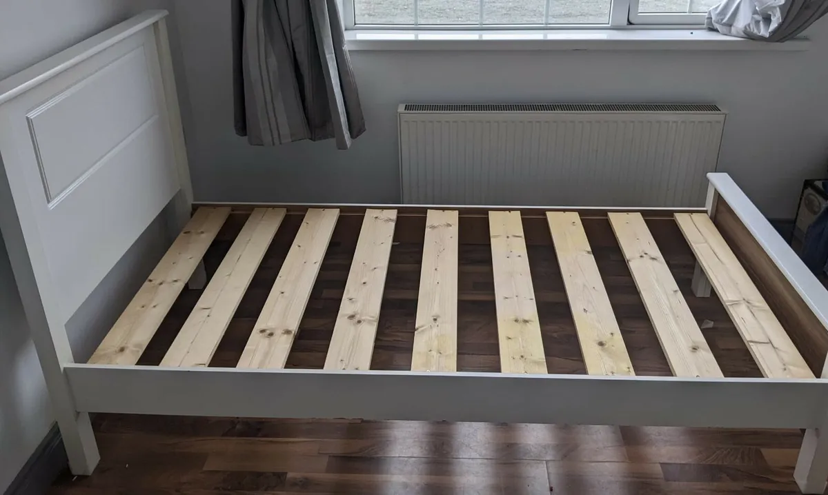 White Single Bed - Image 4