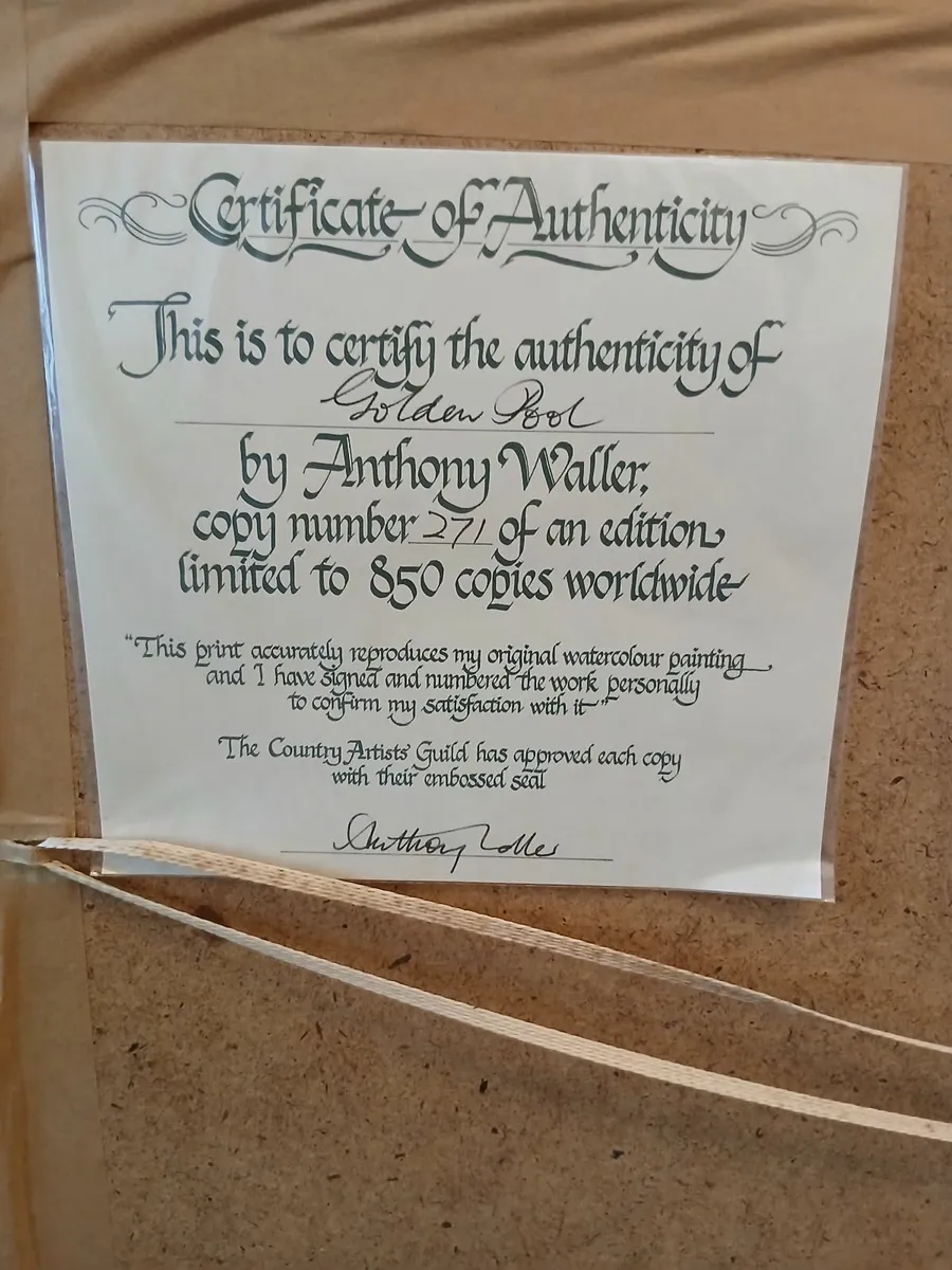 Limited Edition Anthony Waller Print. - Image 2