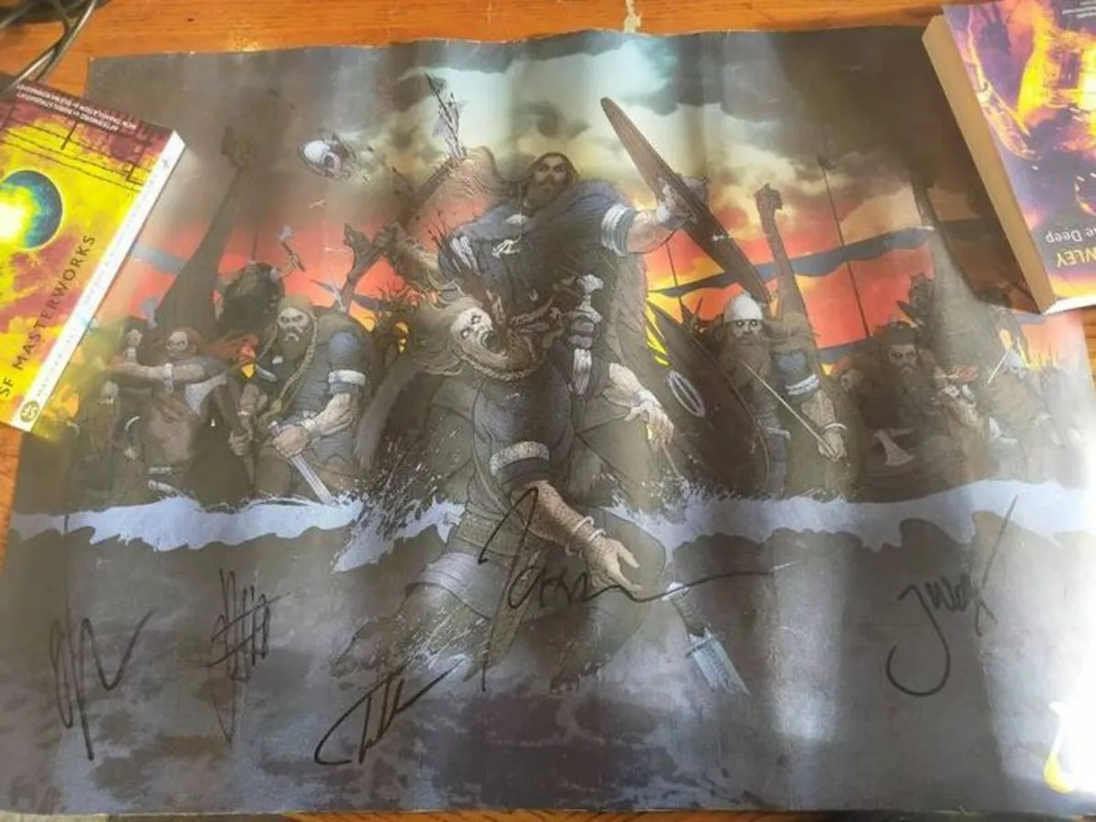 Amon Amarth Poster Signed