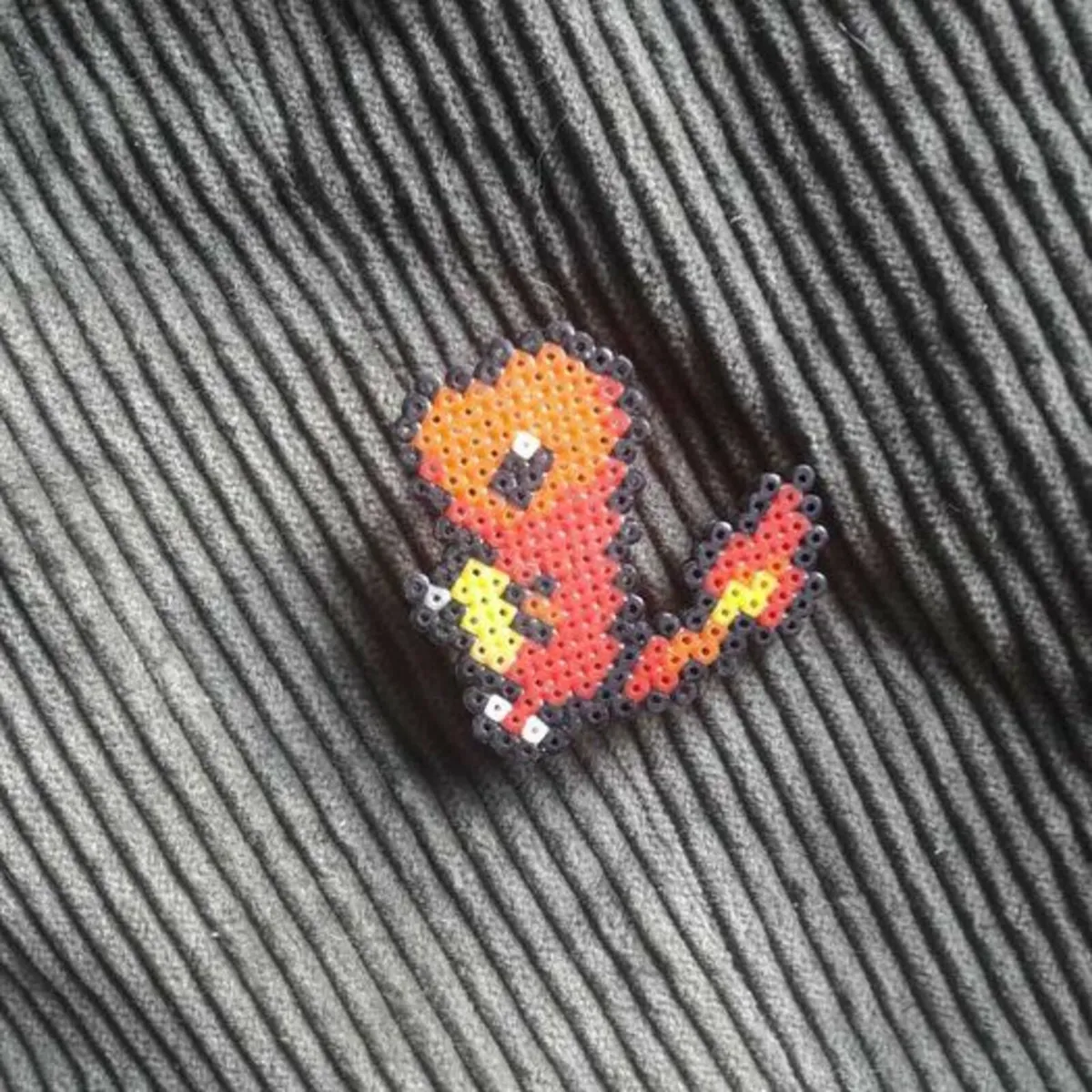 Handmade Charmander Pokemon Badge