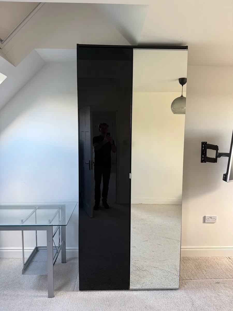 Black wardrobe Ikea - Image 1