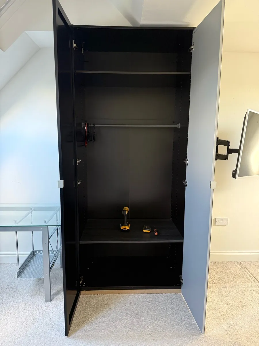 Black wardrobe Ikea - Image 2
