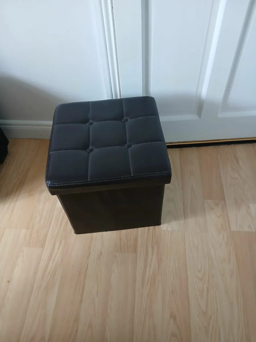 Brown Leather Storage Box