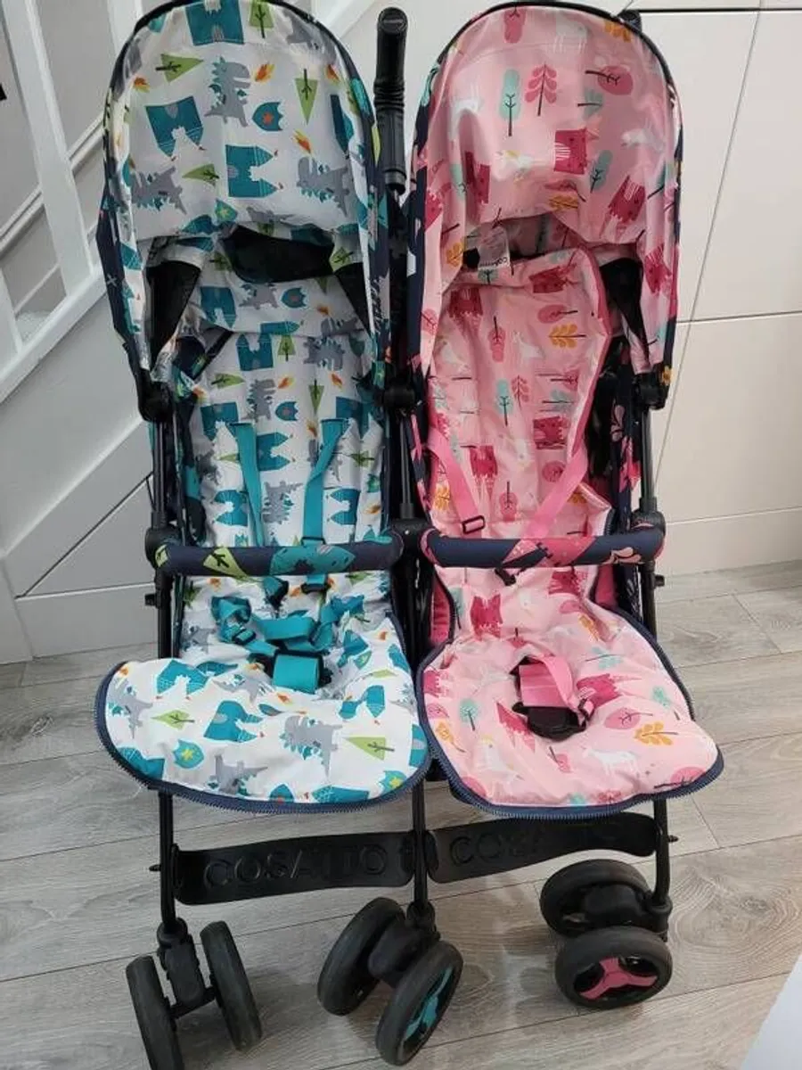 Cosatto Woosh Fairytale twin stroller / double buggy - Image 1