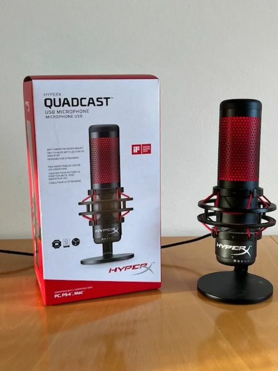 Hyperx Quadcast microphone and Rode PSA1+ boom arm - Image 3