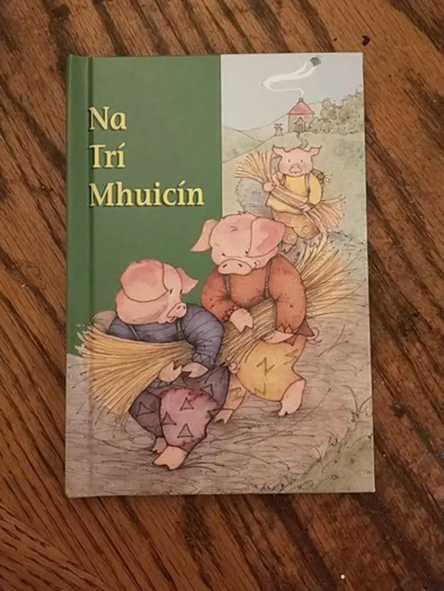 Na Tri Mhuicin, The Three Little Pigs