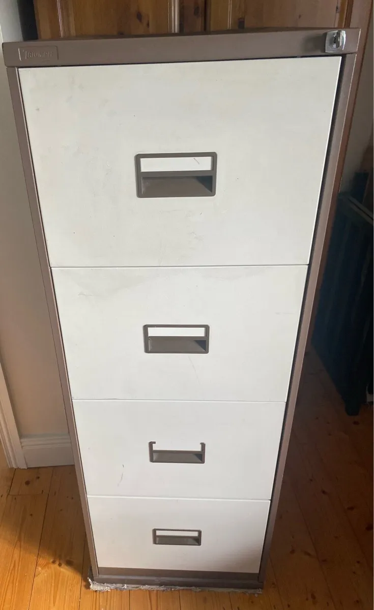 4 Drawer Filing Cabinet - Image 1