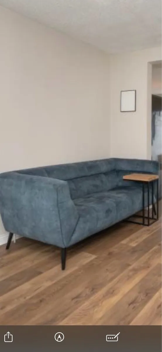 2x couches 1x footstool - Image 3