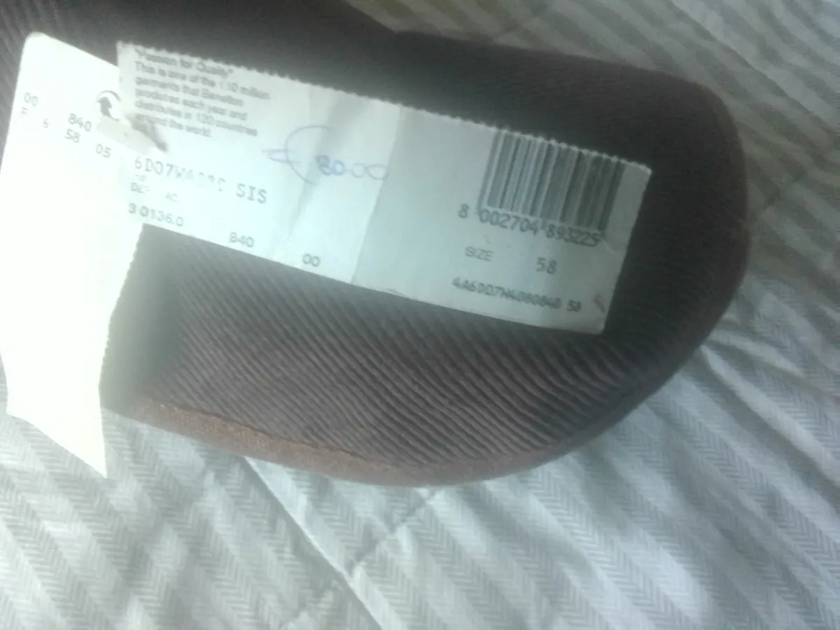SISLEY BROWN CORDUROY WESTERN HAT NEW - Image 2