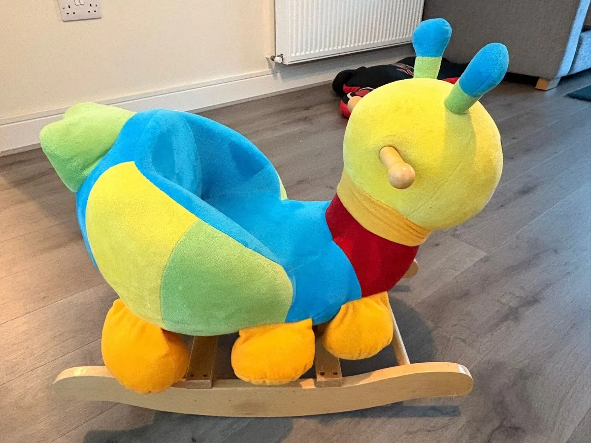 Wooden Baby Rocking Animal Caterpillar - Image 1