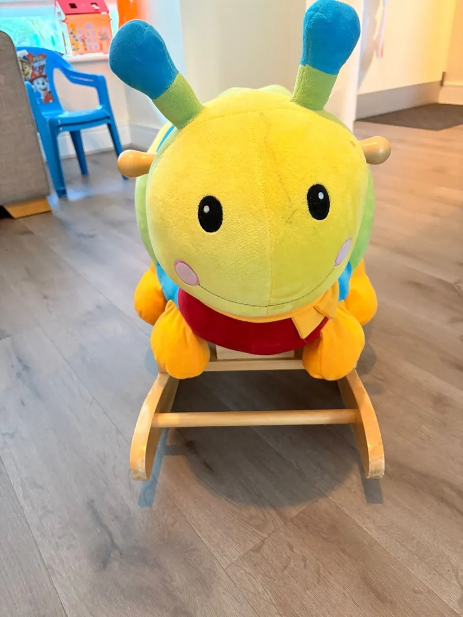 Wooden Baby Rocking Animal Caterpillar - Image 3