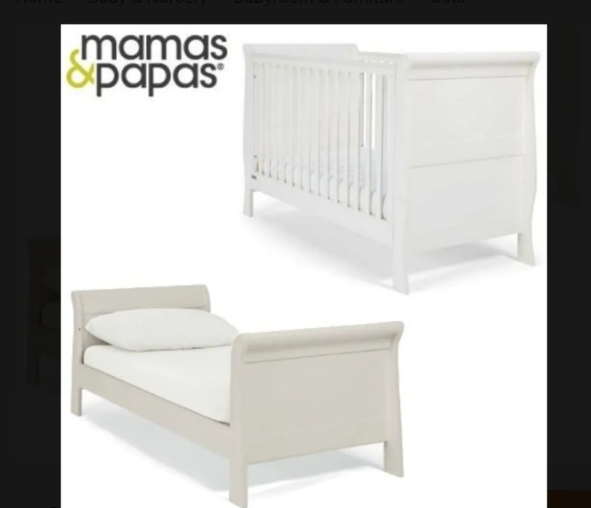 Mamas and Papas Mia Cotbed - Image 2