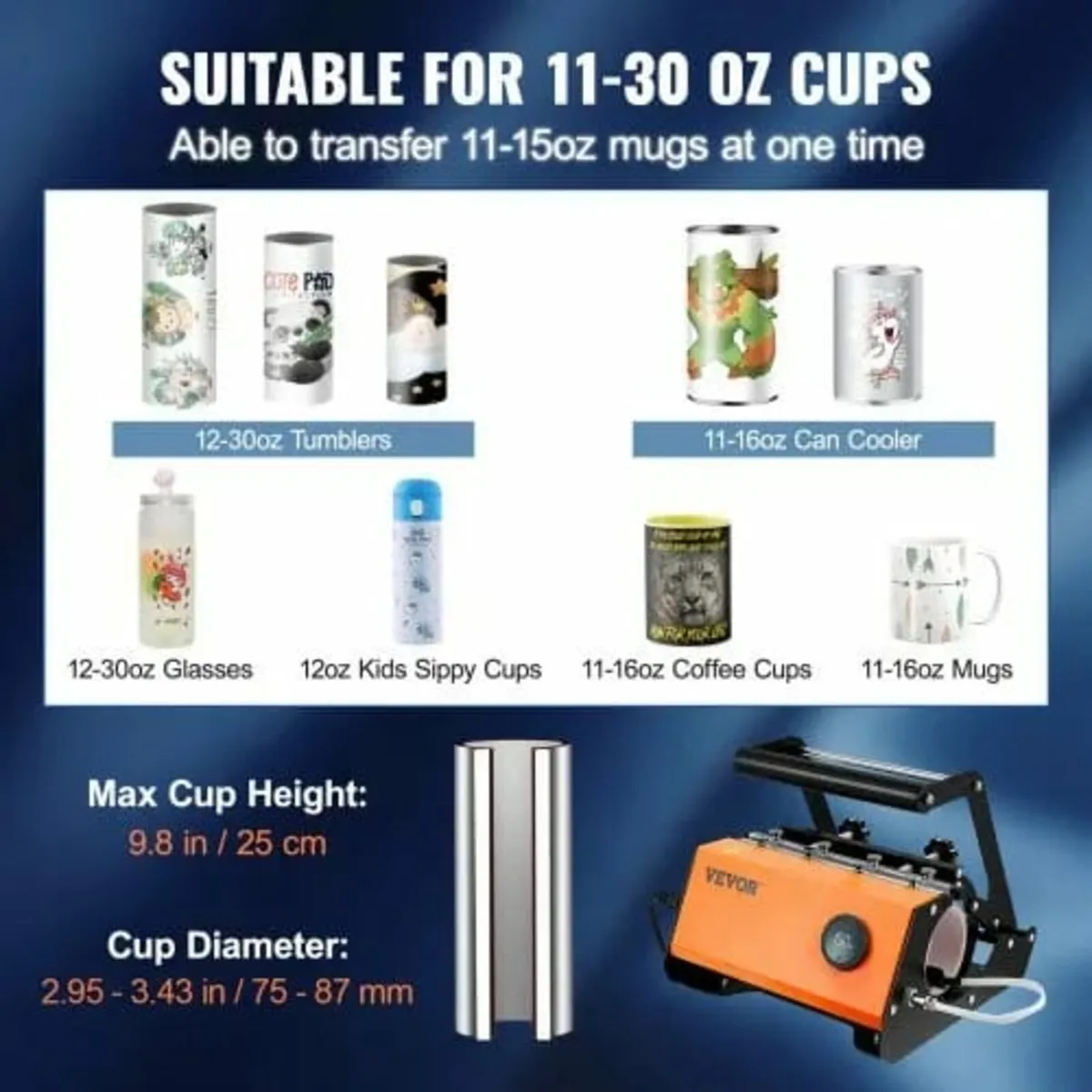 Mug Heat Press, 850.5 g Tumbler Heat Press Machine - Image 3