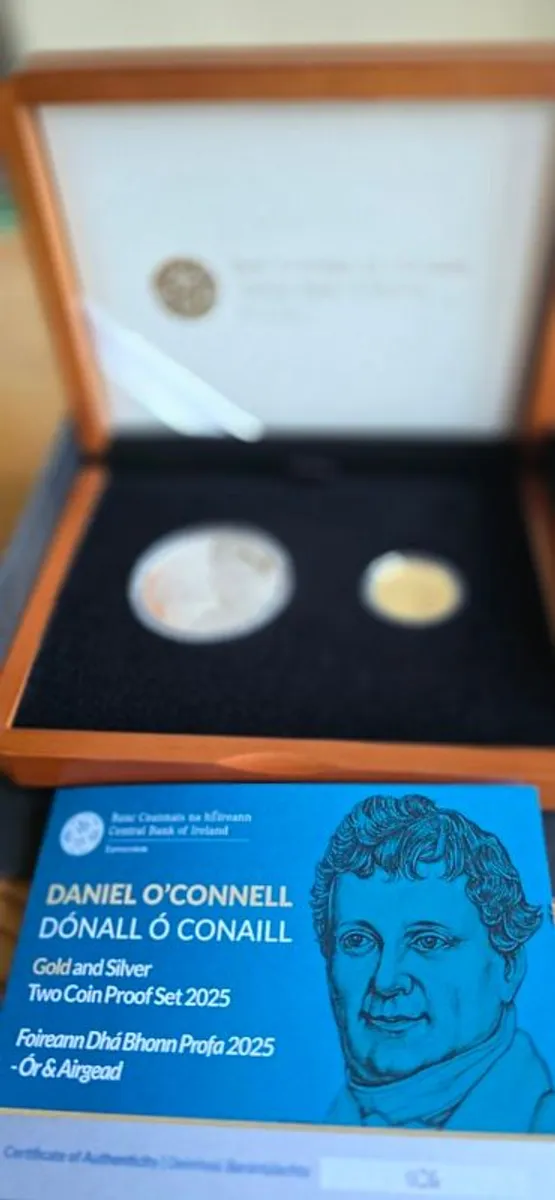 Daniel O'Connell Gold and Silver Two Coin Proof Set 2025 - Image 1