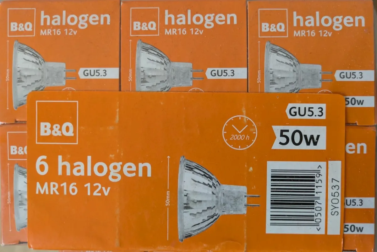 Halogen MR16 Bulbs - 20w & 50w - Image 1