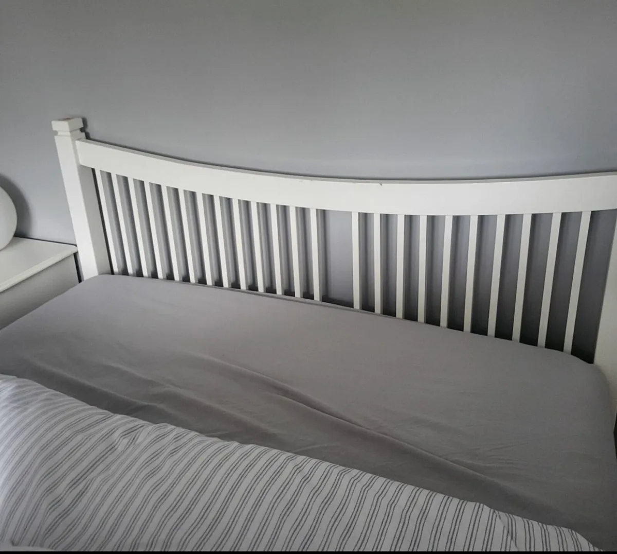 Gorgeous White 4 Ft 6” Double Bed Frame - Deliver - Image 3