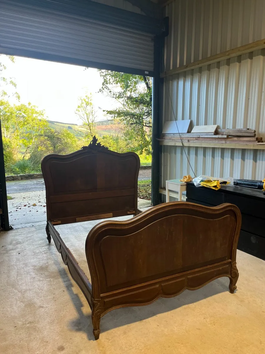 Antique French bed - Image 1