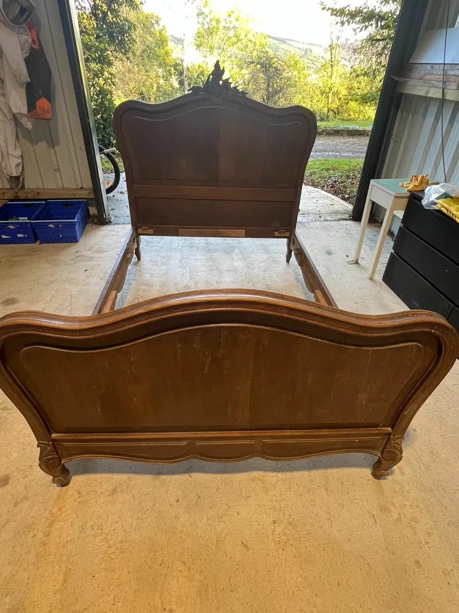 Antique French bed - Image 2