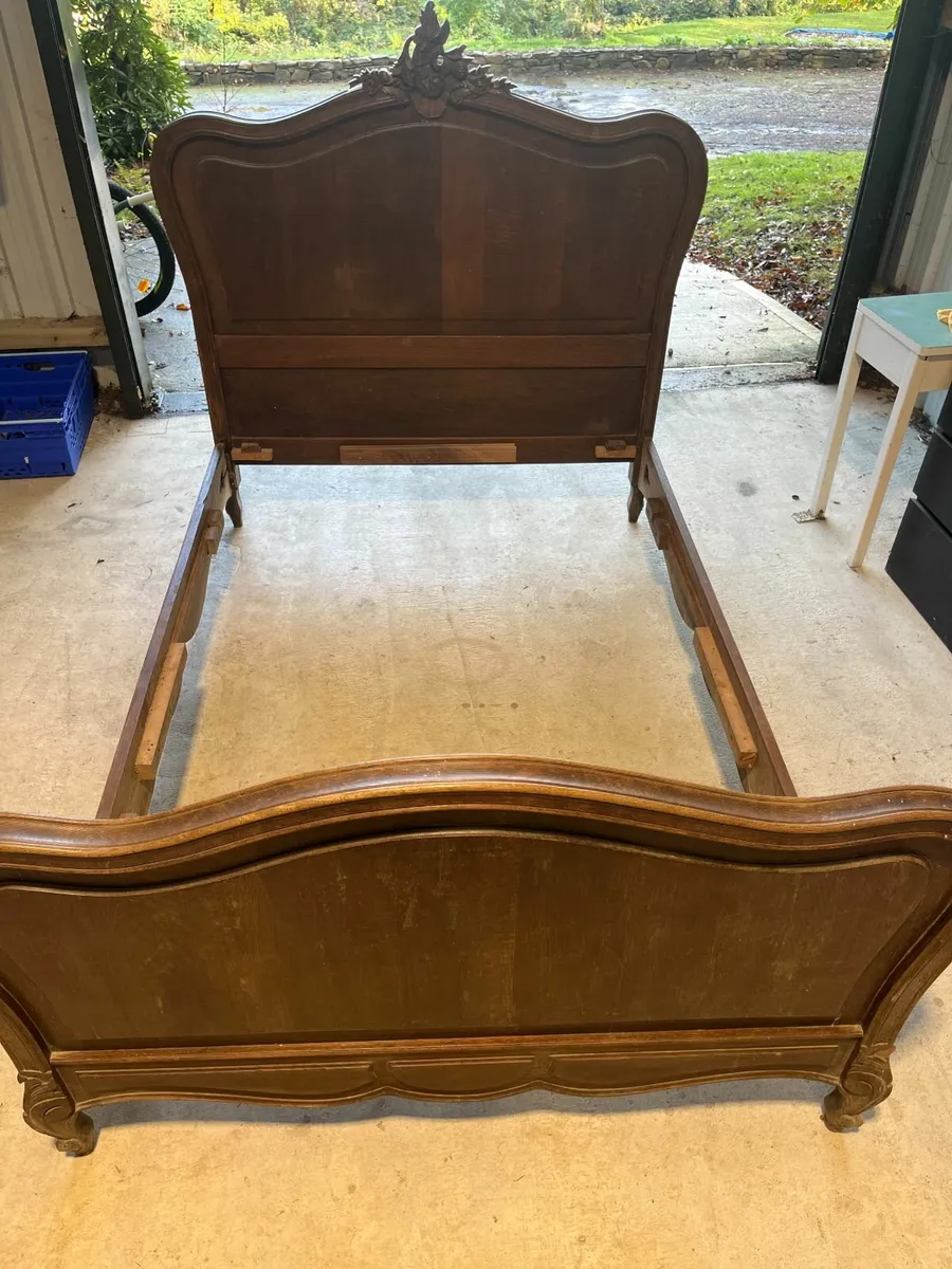 Antique French bed - Image 3
