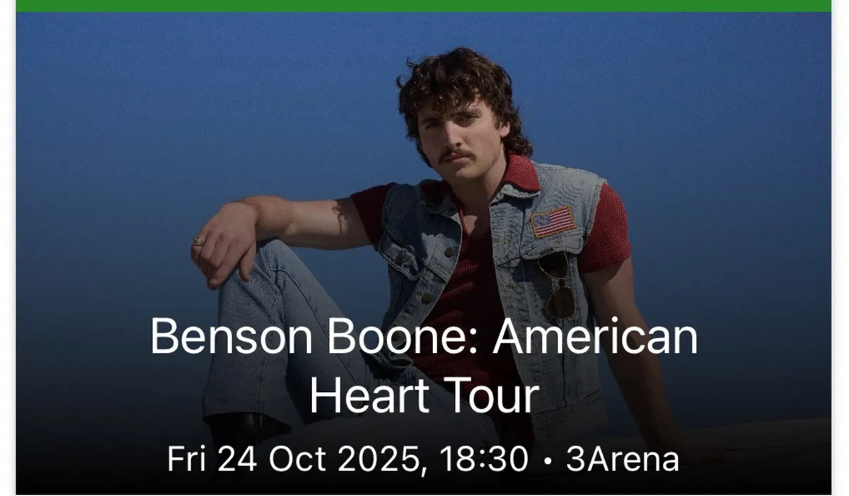 Benson Boone Tickets