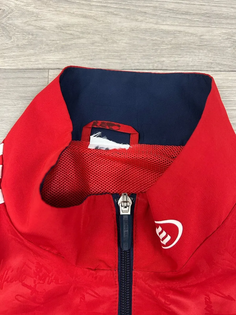 Adidas Munster Rugby Full Sip Jacket Mens XL - Image 4