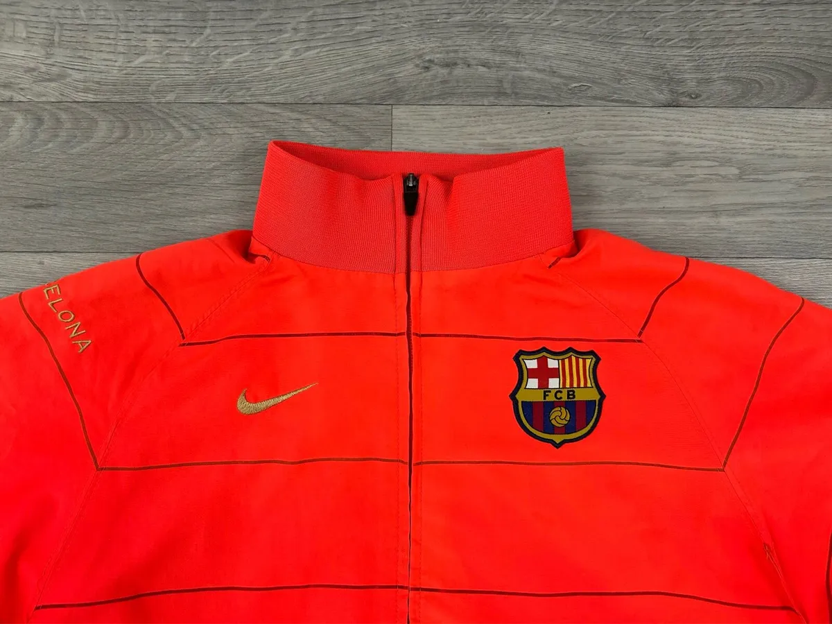 Vintage 00s Nike Barcelona Track Jacket Mens XS - Image 3