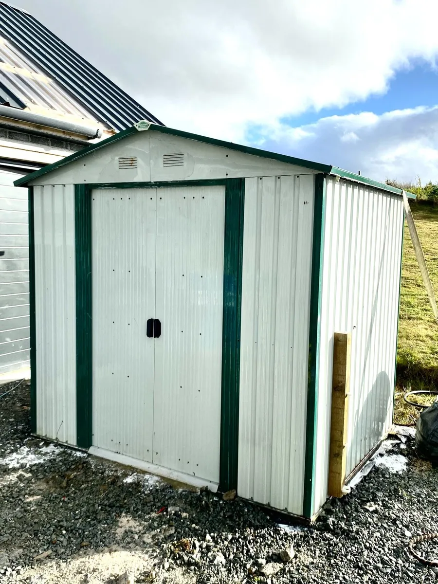 Steel shed 8ft x 6ft - Image 2