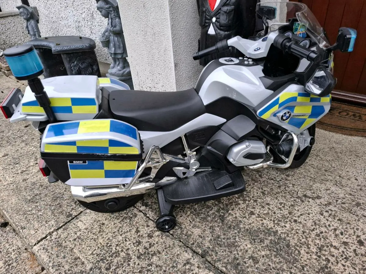 Kids eldctric police motorcycle - Image 4