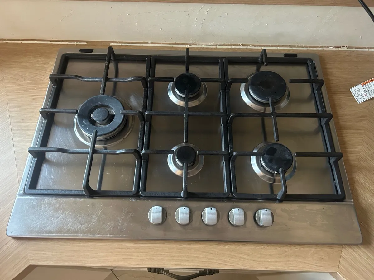 Whirlpool 5 ring gas hob - Image 2