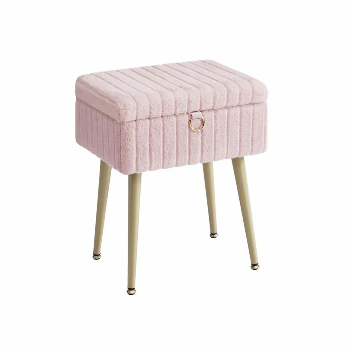 Dressing table stool with storage - Image 4