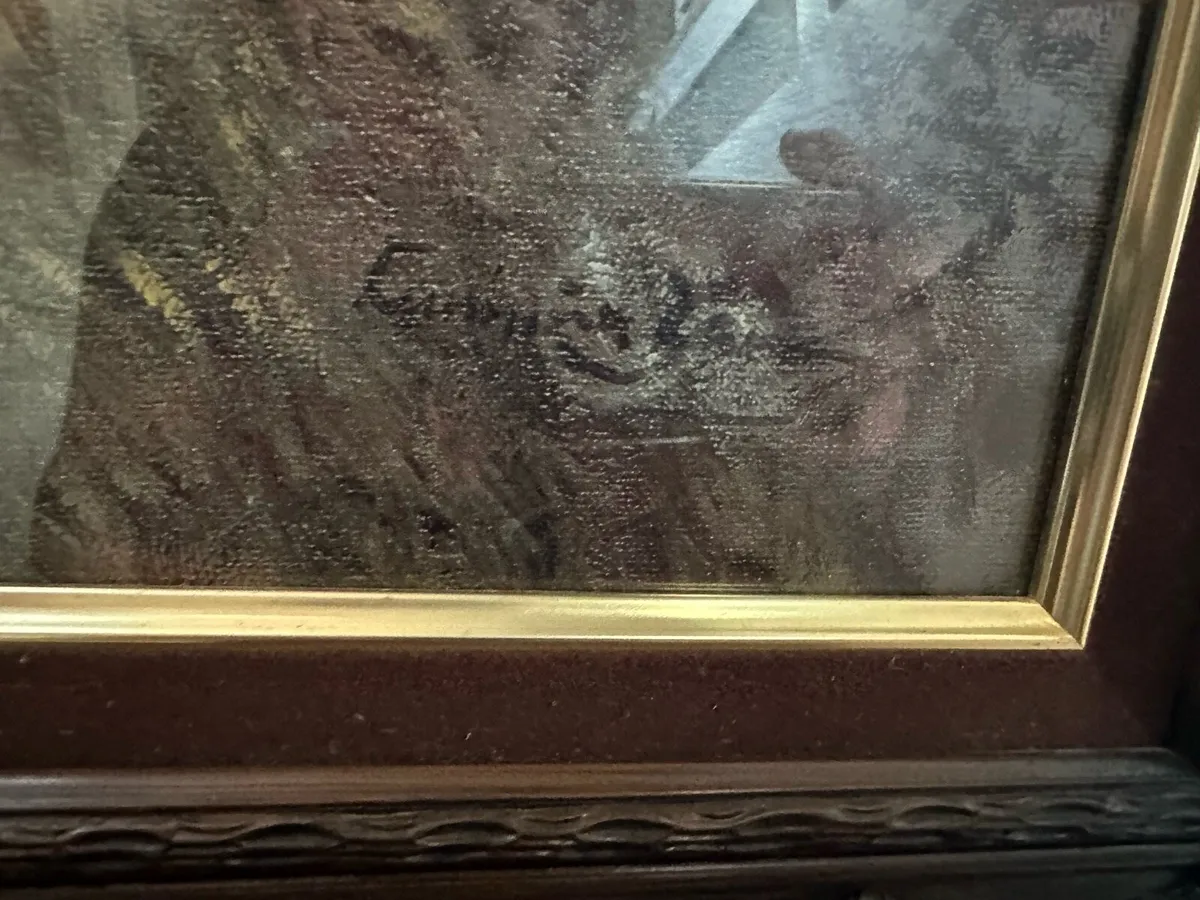 Picture in a beautiful wooden frame - Image 4