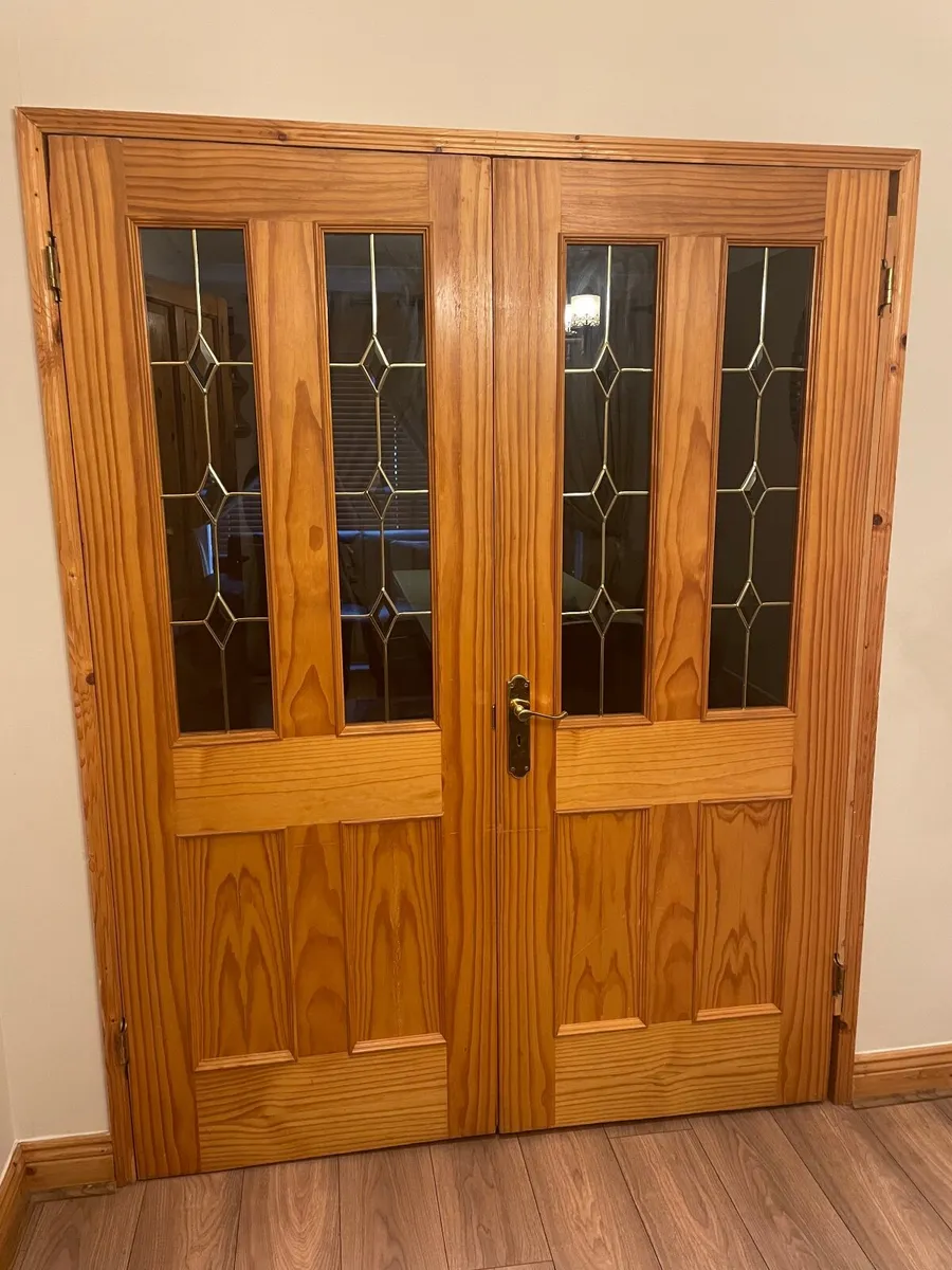 12 oak wooden doors for 4 bedroom house - Image 1