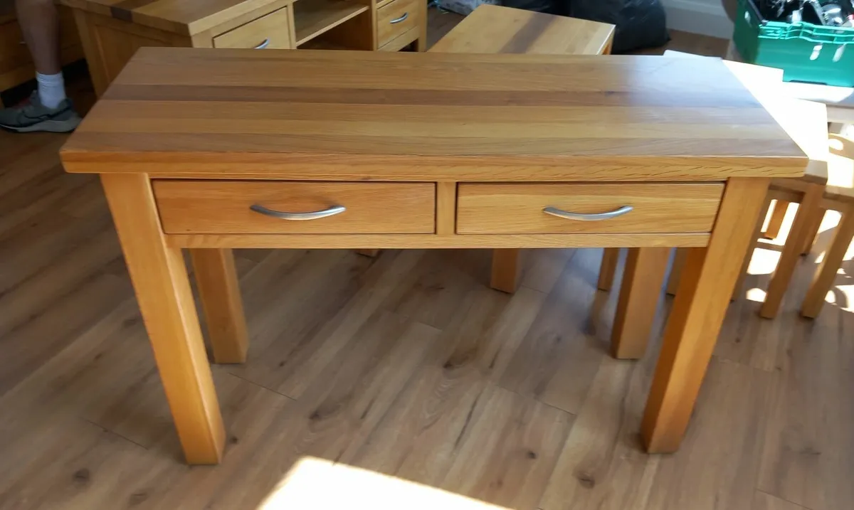 Solid Oak Furniture Set. - Image 3